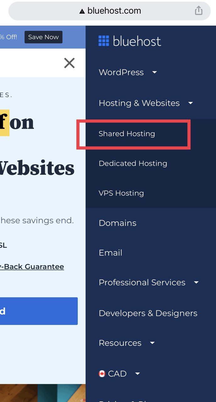 persianaweb guide to buy host and domain from bluehost