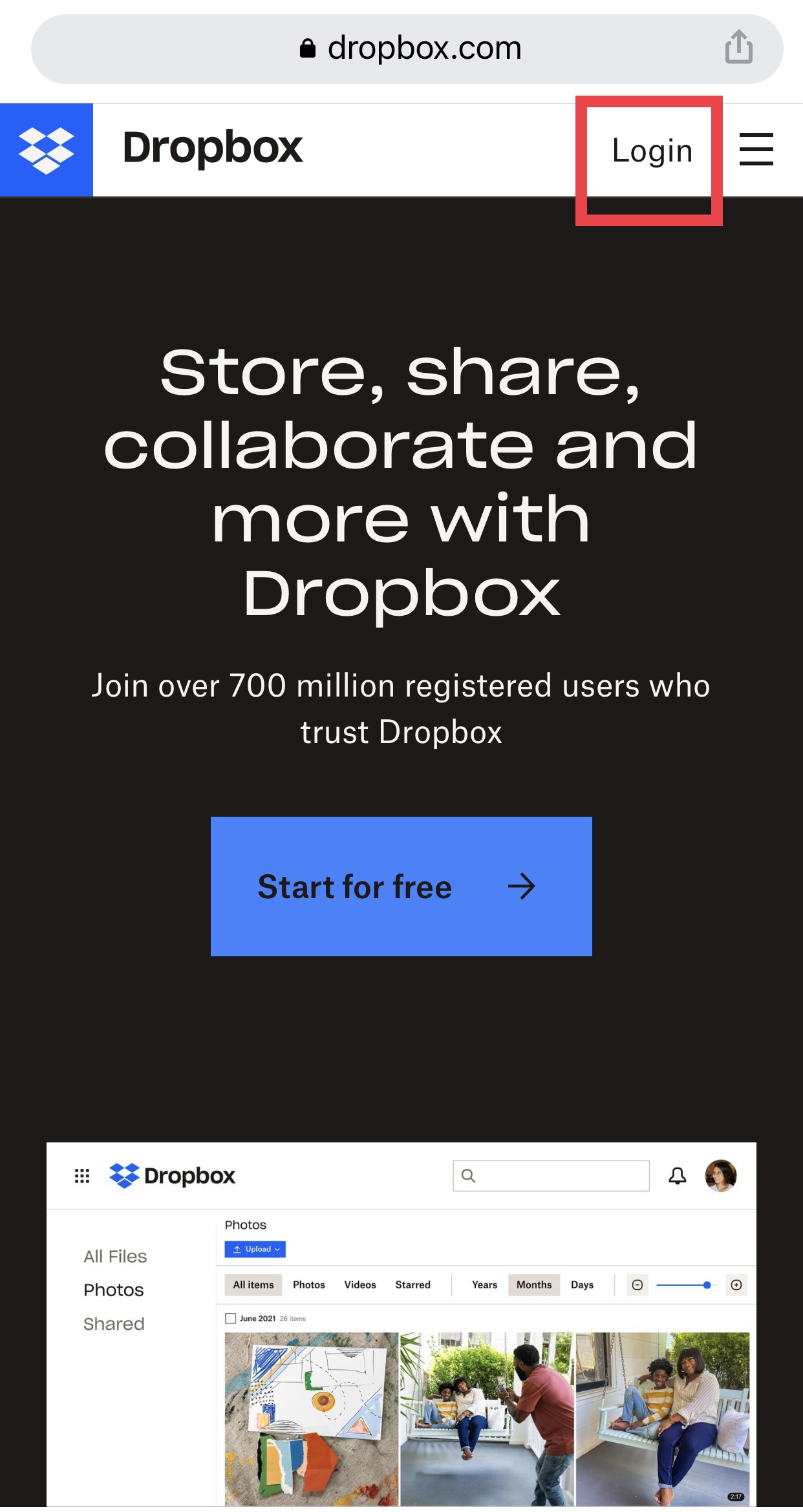 10 STEPS guide TO REQUEST FILE UPLOAD IN DROPBOX